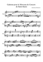 Каденция к Концерту для арфы с оркестром К. Сен-Санса